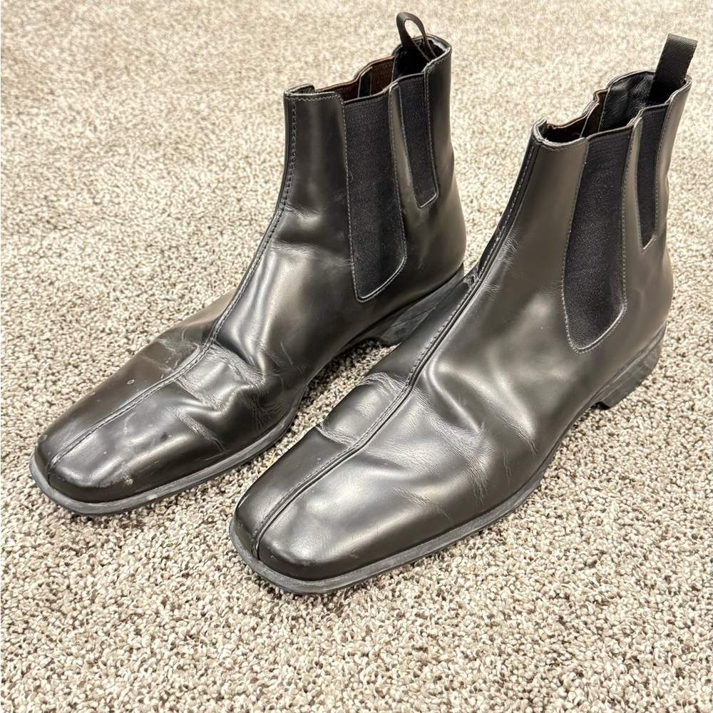 PRADA Men's Chelsea Boots Leather 12